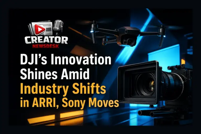 DJI’s Innovation Shines Amid Industry Shifts in ARRI, Sony Moves
