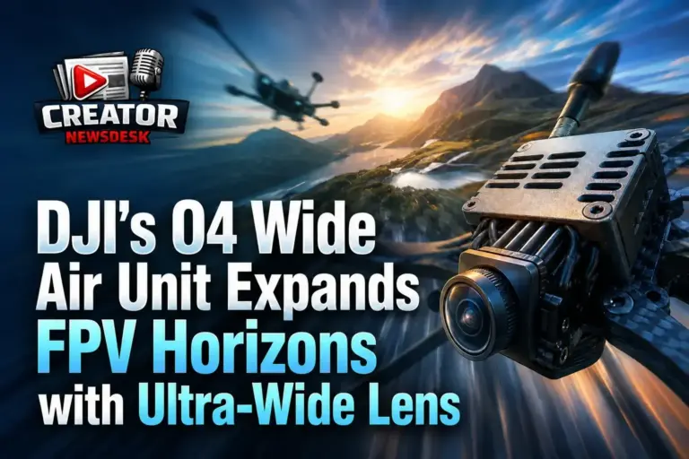 DJI’s O4 Wide Air Unit Expands FPV Horizons with Ultra-Wide Lens