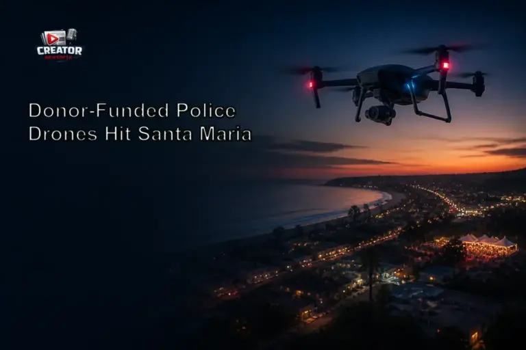 Donor-Funded Police Drones Hit Santa Maria
