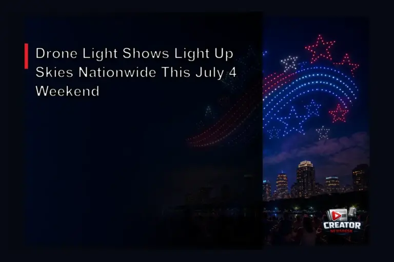 Drone Light Shows Light Up Skies Nationwide This July 4 Weekend