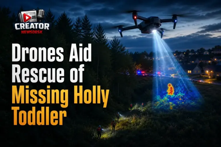 Drones Aid Rescue of Missing Holly Toddler