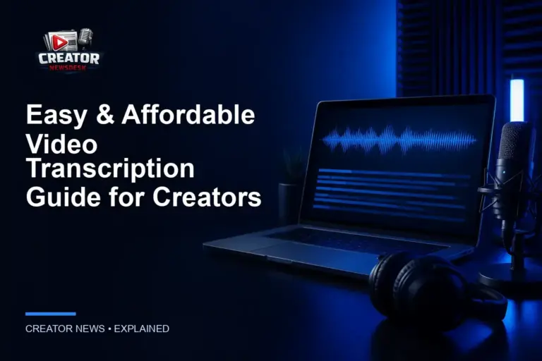 Easy & Affordable Video Transcription Guide for Creators