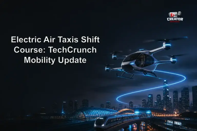 Electric Air Taxis Shift Course: TechCrunch Mobility Update