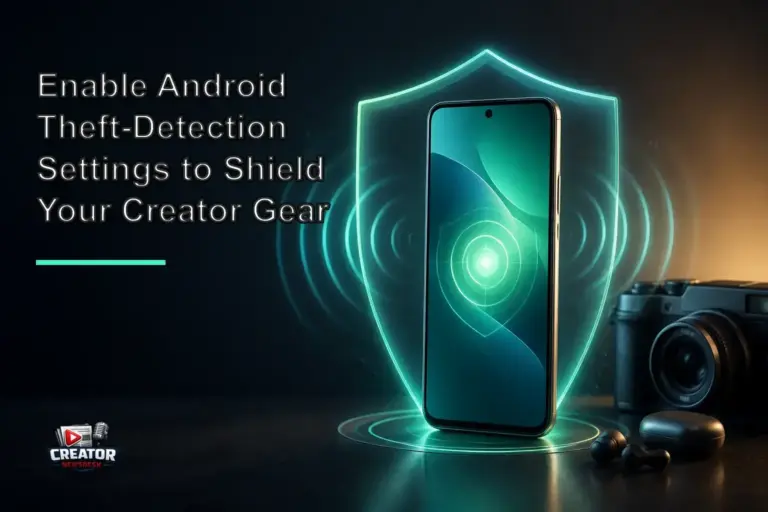 Enable Android Theft‑Detection Settings to Shield Your Creator Gear