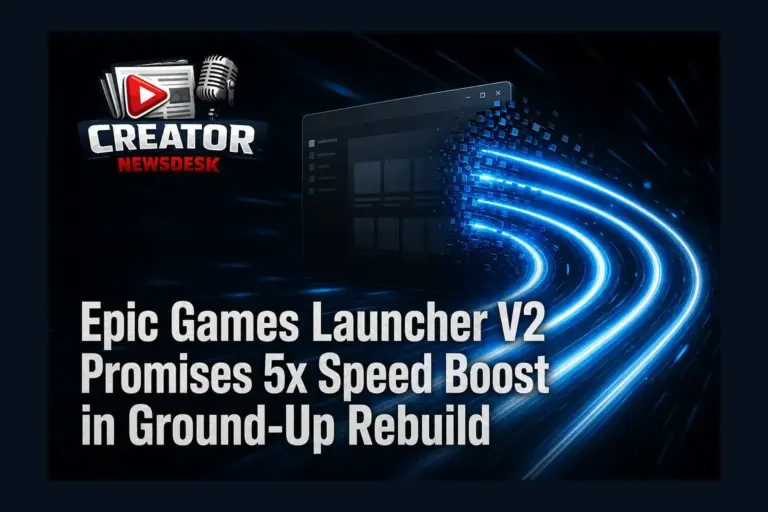 Epic Games Launcher V2 Promises 5x Speed Boost in Ground-Up Rebuild