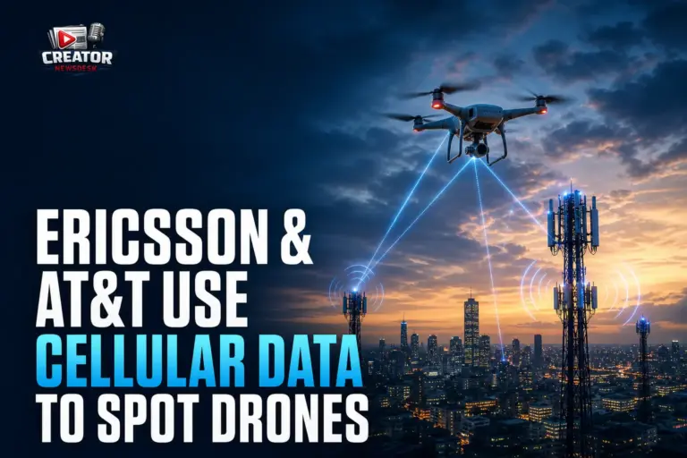 Ericsson & AT&T Use Cellular Data to Spot Drones