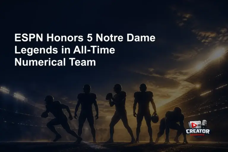 ESPN Honors 5 Notre Dame Legends in All-Time Numerical Team