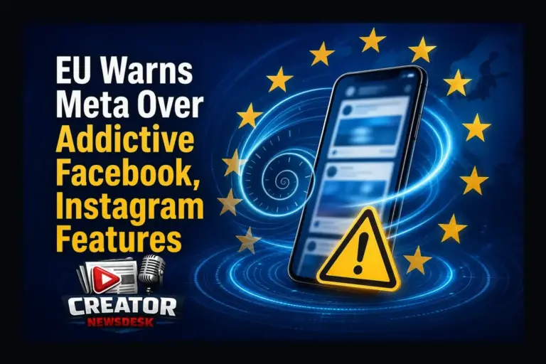 EU Warns Meta Over Addictive Facebook, Instagram Features