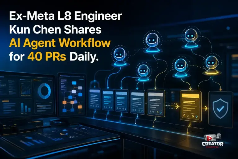 Ex-Meta L8 Engineer Kun Chen Shares AI Agent Workflow for 40 PRs Daily