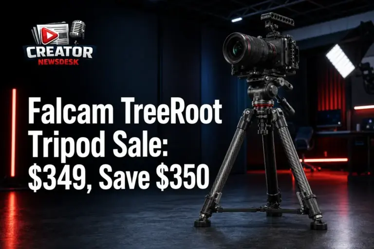 Falcam TreeRoot Tripod Sale: $349, Save $350