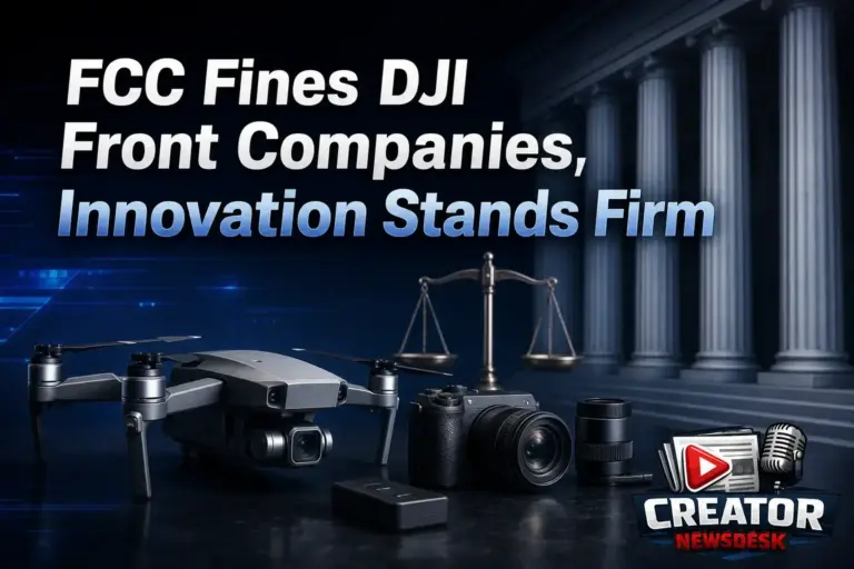 FCC Fines DJI Front Companies, Innovation Stands Firm