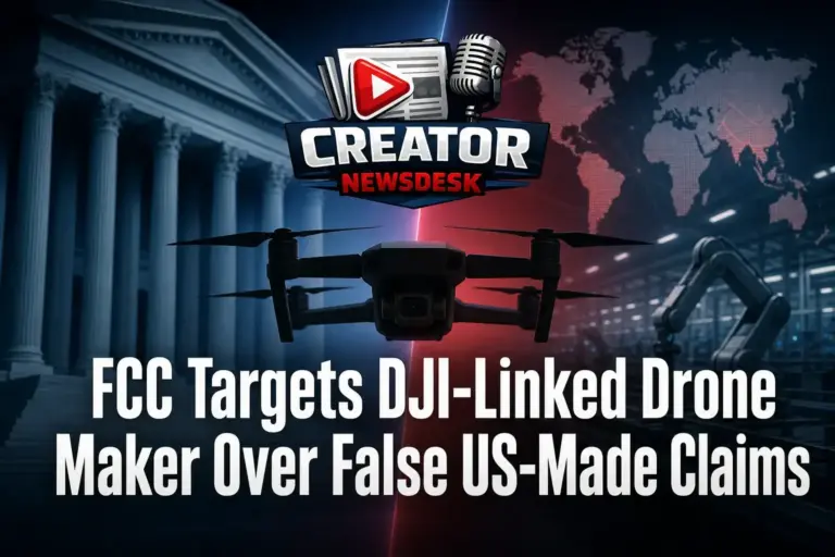 FCC Targets DJI-Linked Drone Maker Over False US-Made Claims