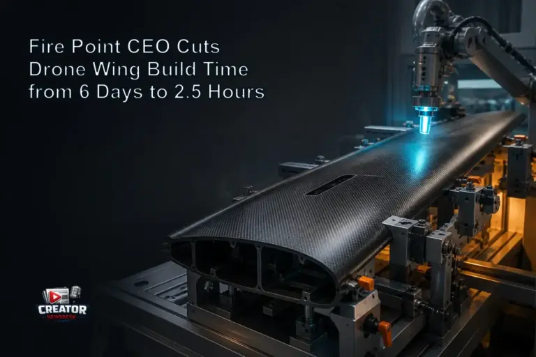 Fire Point CEO Cuts Drone Wing Build Time from 6 Days to 2.5 Hours