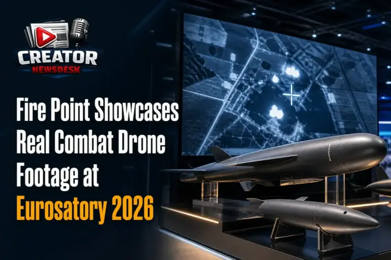 Fire Point Showcases Real Combat Drone Footage at Eurosatory 2026