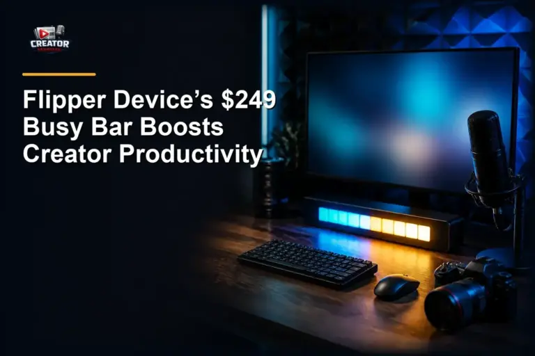 Flipper Device’s $249 Busy Bar Boosts Creator Productivity