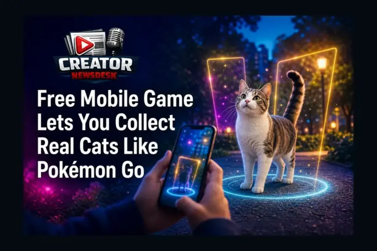 Free Mobile Game Lets You Collect Real Cats Like Pokémon Go