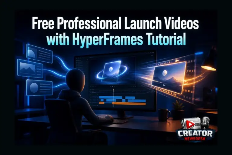 Free Professional Launch Videos with HyperFrames Tutorial