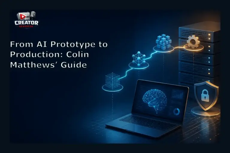 From AI Prototype to Production: Colin Matthews’ Guide