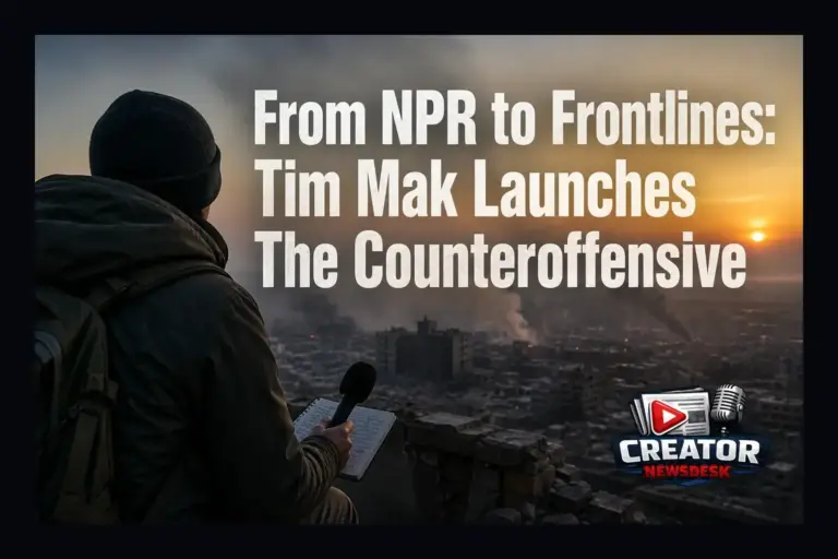 From NPR to Frontlines: Tim Mak Launches The Counteroffensive
