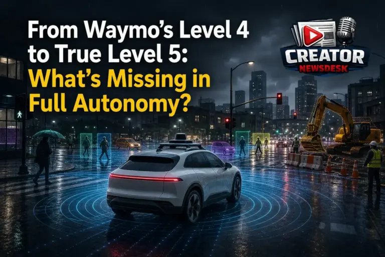 From Waymo’s Level 4 to True Level 5: What’s Missing in Full Autonomy?