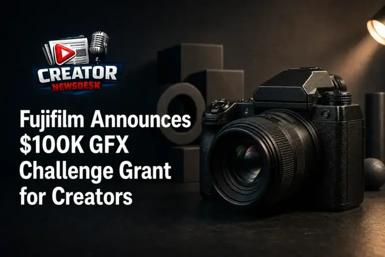 Fujifilm Announces $100K GFX Challenge Grant for Creators