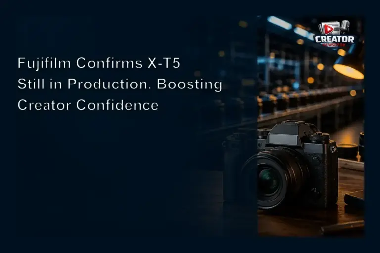Fujifilm Confirms X‑T5 Still in Production, Boosting Creator Confidence