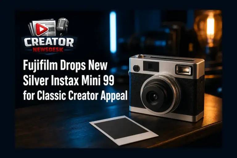 Fujifilm Drops New Silver Instax Mini 99 for Classic Creator Appeal