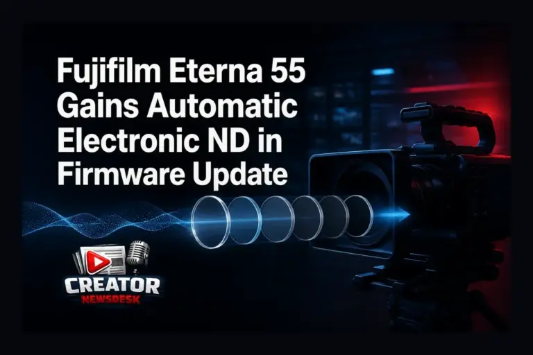 Fujifilm Eterna 55 Gains Automatic Electronic ND in Firmware Update