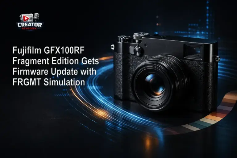 Fujifilm GFX100RF Fragment Edition Gets Firmware Update with FRGMT Simulation