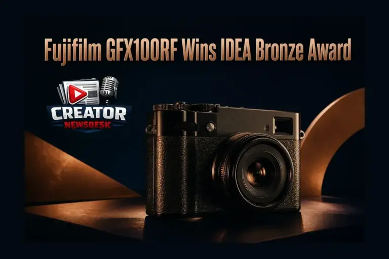 Fujifilm GFX100RF Wins IDEA Bronze Award