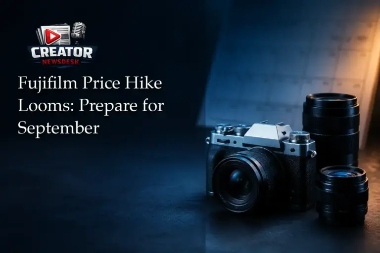 Fujifilm Price Hike Looms: Prepare for September