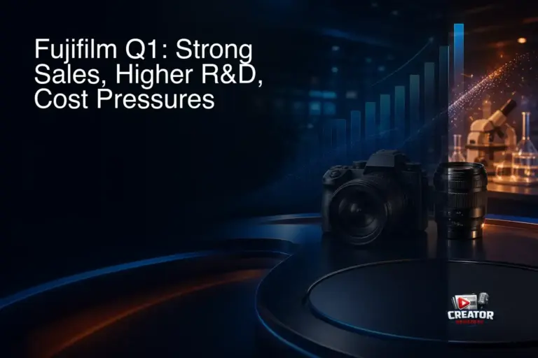 Fujifilm Q1: Strong Sales, Higher R&D, Cost Pressures