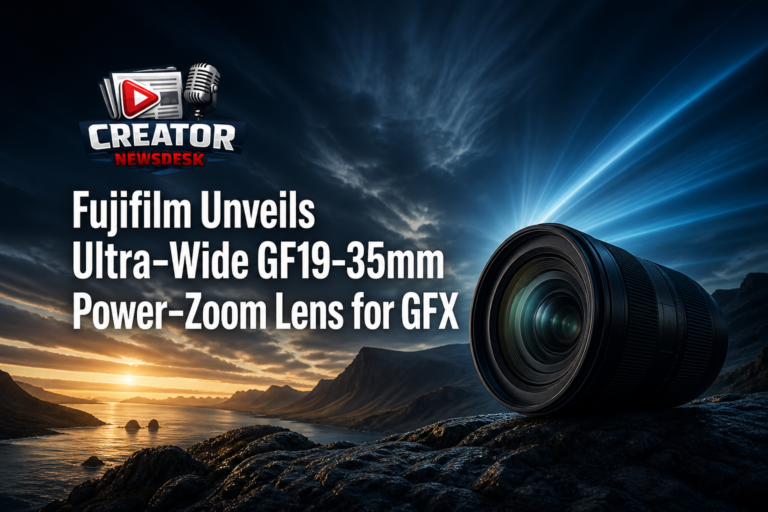 Fujifilm Unveils Ultra‑Wide GF19‑35mm Power‑Zoom Lens for GFX