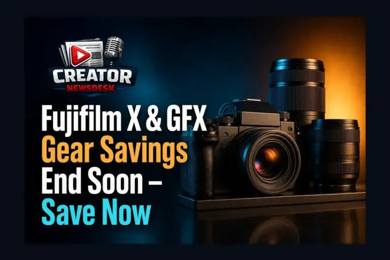 Fujifilm X & GFX Gear Savings End Soon – Save Now