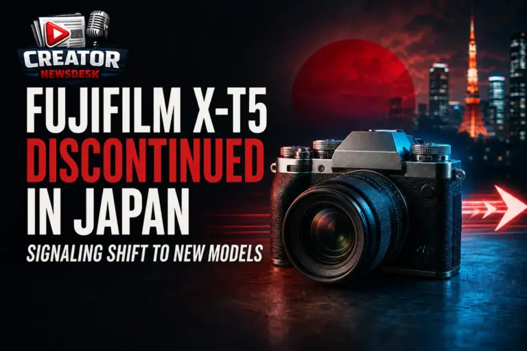 Fujifilm X-T5 Discontinued in Japan, Signaling Shift to New Models