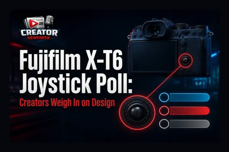 Fujifilm X-T6 Joystick Poll: Creators Weigh In on Design