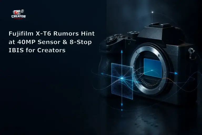 Fujifilm X‑T6 Rumors Hint at 40MP Sensor & 8‑Stop IBIS for Creators