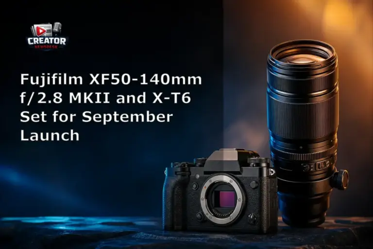 Fujifilm XF50-140mm f/2.8 MKII and X-T6 Set for September Launch