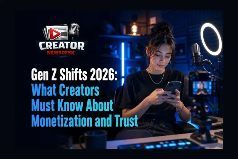 Gen Z Shifts 2026: What Creators Must Know About Monetization and Trust