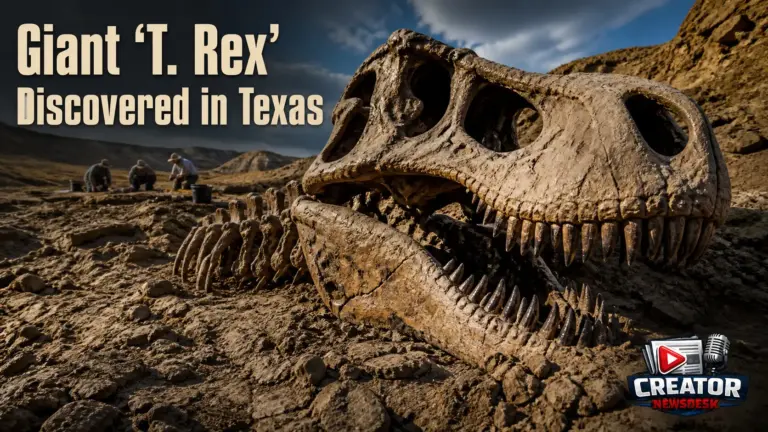 Giant “T. Rex” Dinosaur Discovered in Texas