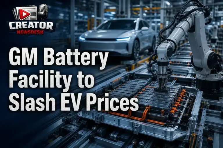 GM Battery Facility to Slash EV Prices