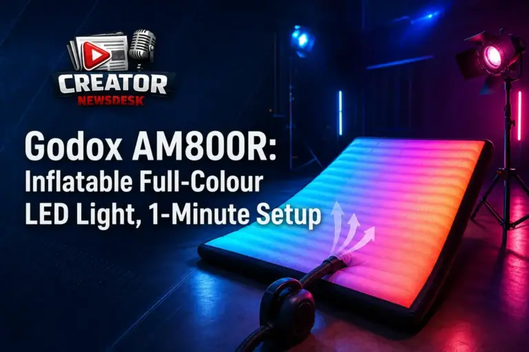 Godox AM800R: Inflatable Full-Colour LED Light, 1-Minute Setup
