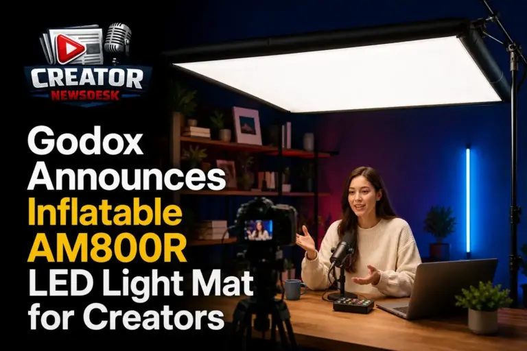 Godox Announces Inflatable AM800R LED Light Mat for Creators