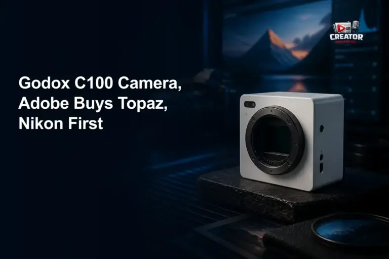 Godox C100 Camera, Adobe Buys Topaz, Nikon First
