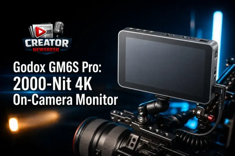 Godox GM6S Pro: 2000-Nit 4K On-Camera Monitor
