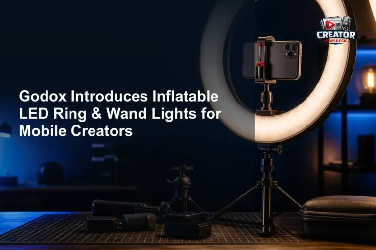 Godox Introduces Inflatable LED Ring & Wand Lights for Mobile Creators