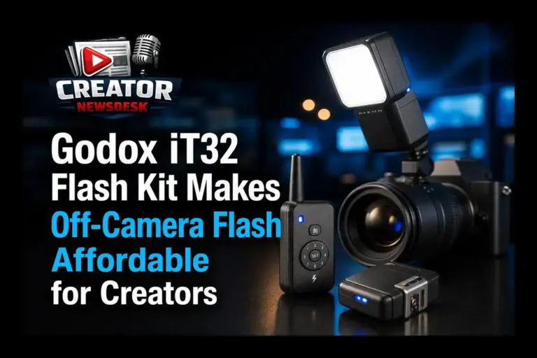 Godox iT32 Flash Kit Makes Off-Camera Flash Affordable for Creators