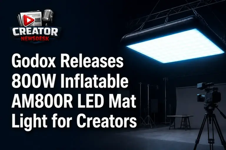 Godox Releases 800W Inflatable AM800R LED Mat Light for Creators