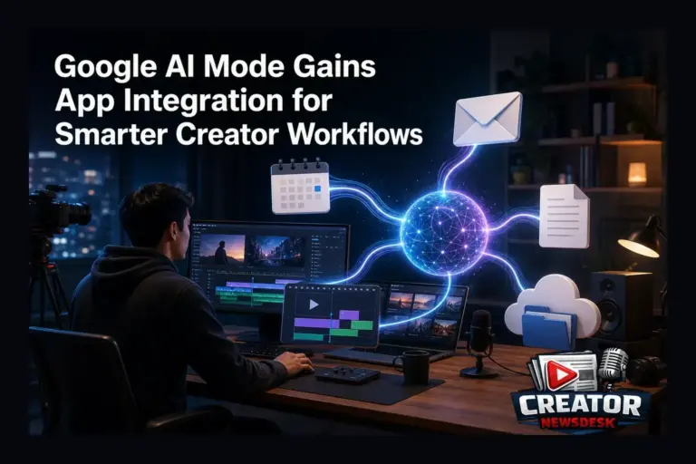 Google AI Mode Gains App Integration for Smarter Creator Workflows