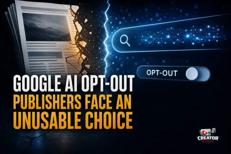 Google AI Opt‑Out Leaves Publishers With Unusable Choice